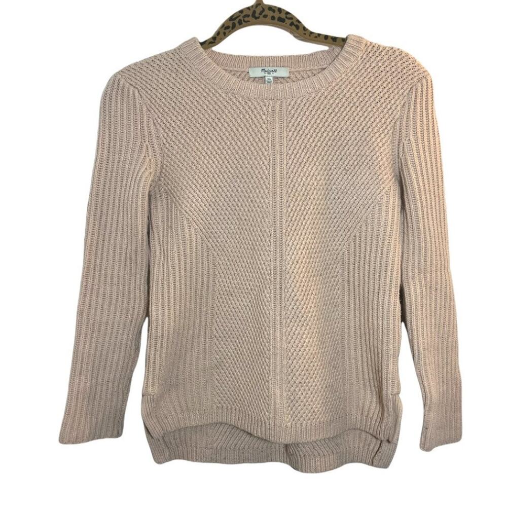 Madewell Hexcomb Chunky Knit Sweater